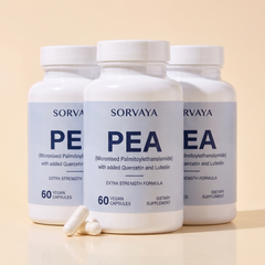 Three bottles of Sorvaya PEA, 90 day supply
